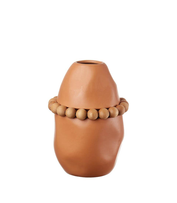 Vaso basso con collana L'Oca Nera