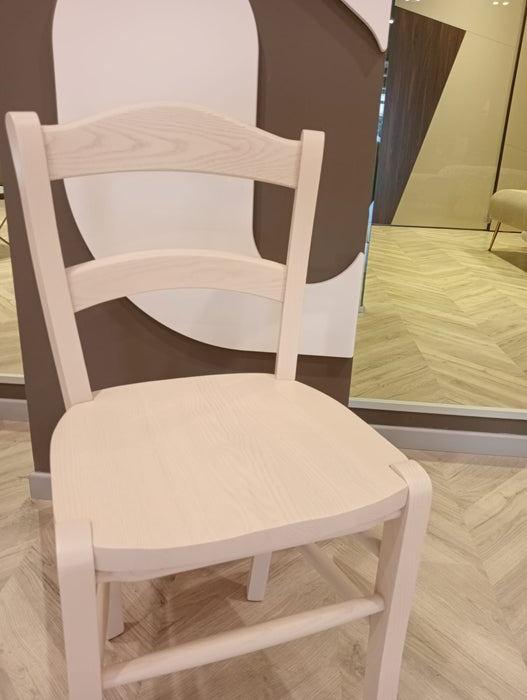 Sedia legno Scavolini Margot Rovere Bianco