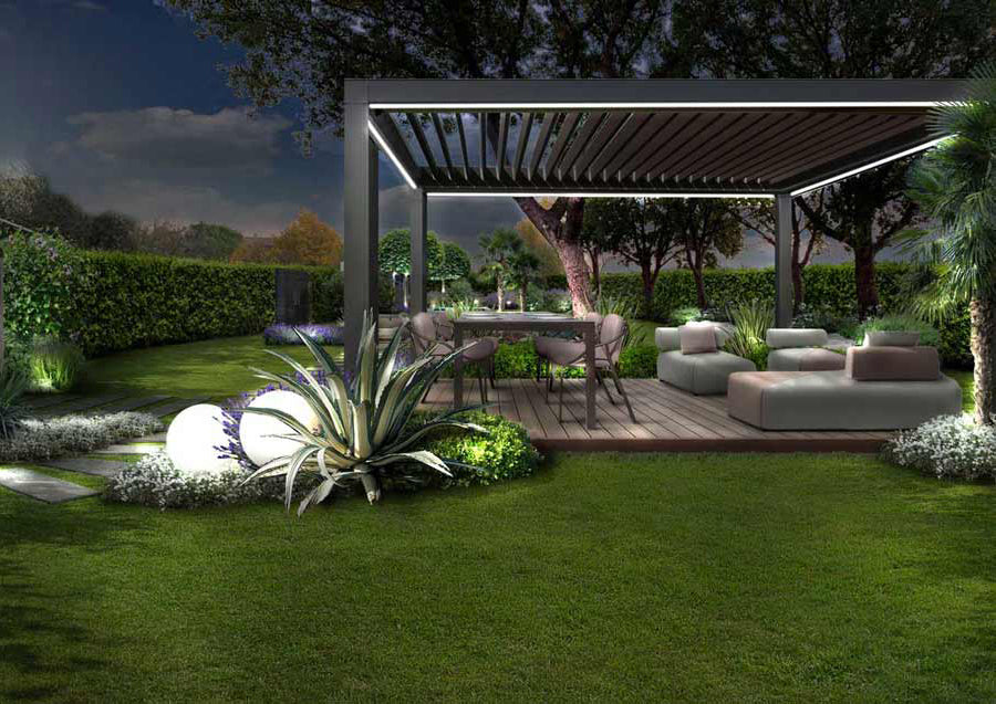 Idee per progettare l'illuminazione esterna del tuo giardino!