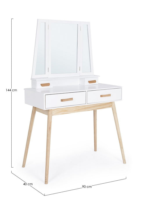 Consolle Bizzotto con specchio e 2 cassetti Ordinary