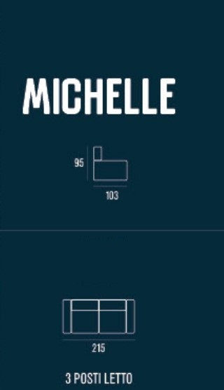 Divano Letto Tancredi  "MICHELLE"