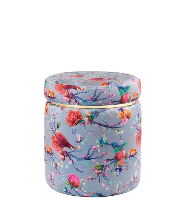 Pouf floreale L'Oca Nera